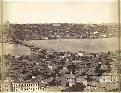 Galata Kulesi'nden Panoramik Görünüm - 8 Guillaume Berggren, 1875