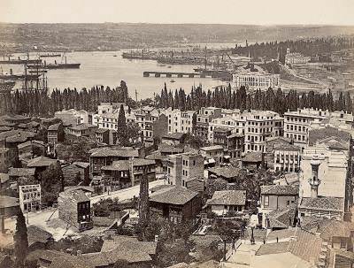 Galata Kulesi'nden Şişhane-Kasımpaşa'ya bakış