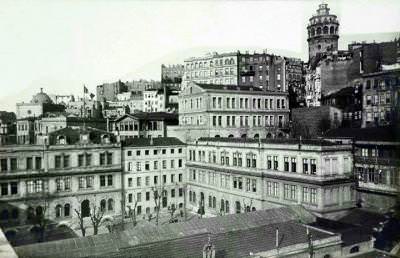 Galata St.Benoit Fransız Lisesi ve Civarı