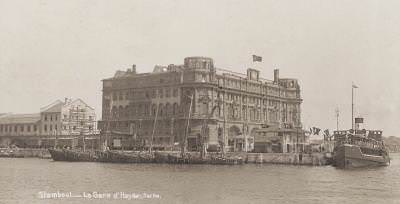 Haydarpaşa Garı Çatısız Halde İken Görünümü