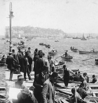 kayıklar ve insanlar 1900'ler