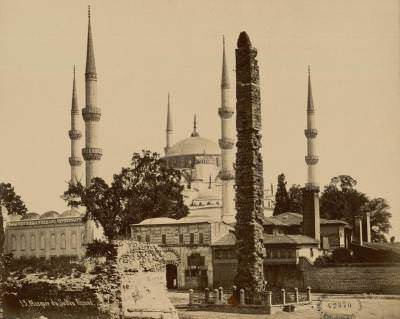 Örme Sütun / Pascal Sébah fotoğrafı