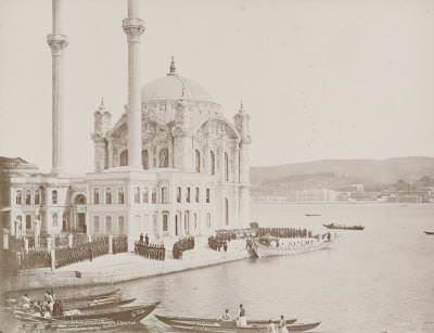 Ortaköy Camii Pascal Sébah, 1870