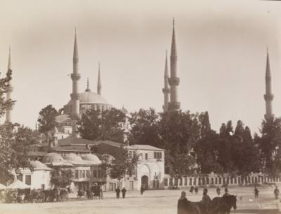 Pascal Sébah Fotoğrafında Sultan Ahmet Camii