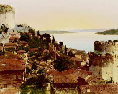 Rumeli Hisarı Gülmez Fréres Sonradan Renklendirme Fotoğraf