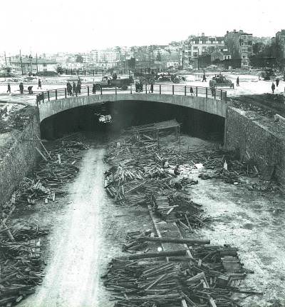 Saraçhane Haşim İşçan Geçidi Yapımı / 1963
