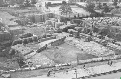 Saraçhane St.Polyeuktos kalıntıları 1960'lar