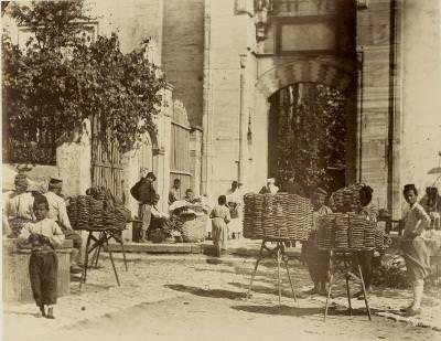 Simitçiler / 1870'ler / Pascal Sébah Fotoğrafı