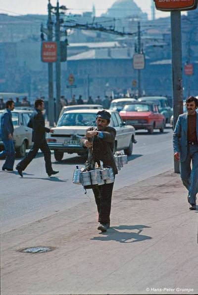 Sokakta İnsanlar Hans Peter Grumpe fotoğrafı, 1978