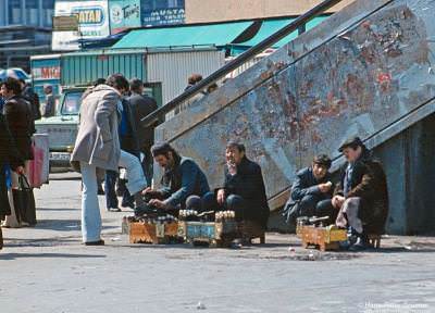 Sokakta İnsanlar Hans Peter Grumpe fotoğrafı, 1978