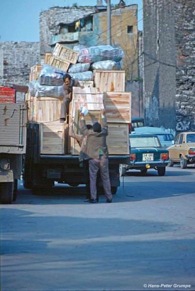 Sokakta İnsanlar Hans Peter Grumpe fotoğrafı, 1978