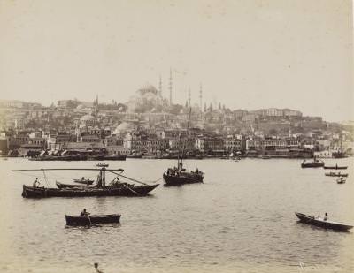 Süleymaniye Bölgesi ve Haliç Kıyıları / Sébah ve Joaillier Fotoğrafı