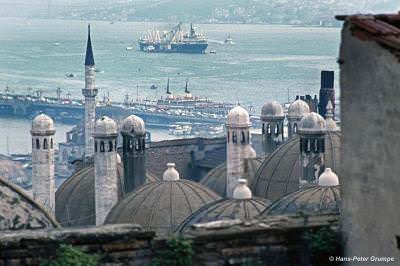 Süleymaniye Camii Avlusundan, 1978 Hans Peter Grumpe fotoğafı
