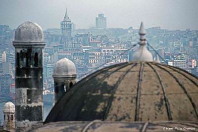 Süleymaniye Camii Avlusundan, 1978 Hans Peter Grumpe fotoğafı