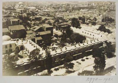 Süleymaniye Camii minaresinden Şehzadebaşı / 1921