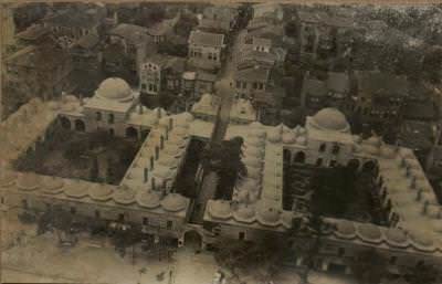 Süleymaniye Külliyesi, medreseler ve çevresi.  Encümen Arşivi, 1941