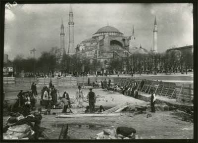 Sultanahmet Kazıları ve Ayasofya / 1927 David Talbot-Rice arşivi