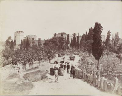 Yedikule Yolu / Guillaume Berggren Fotoğrafı / 1870
